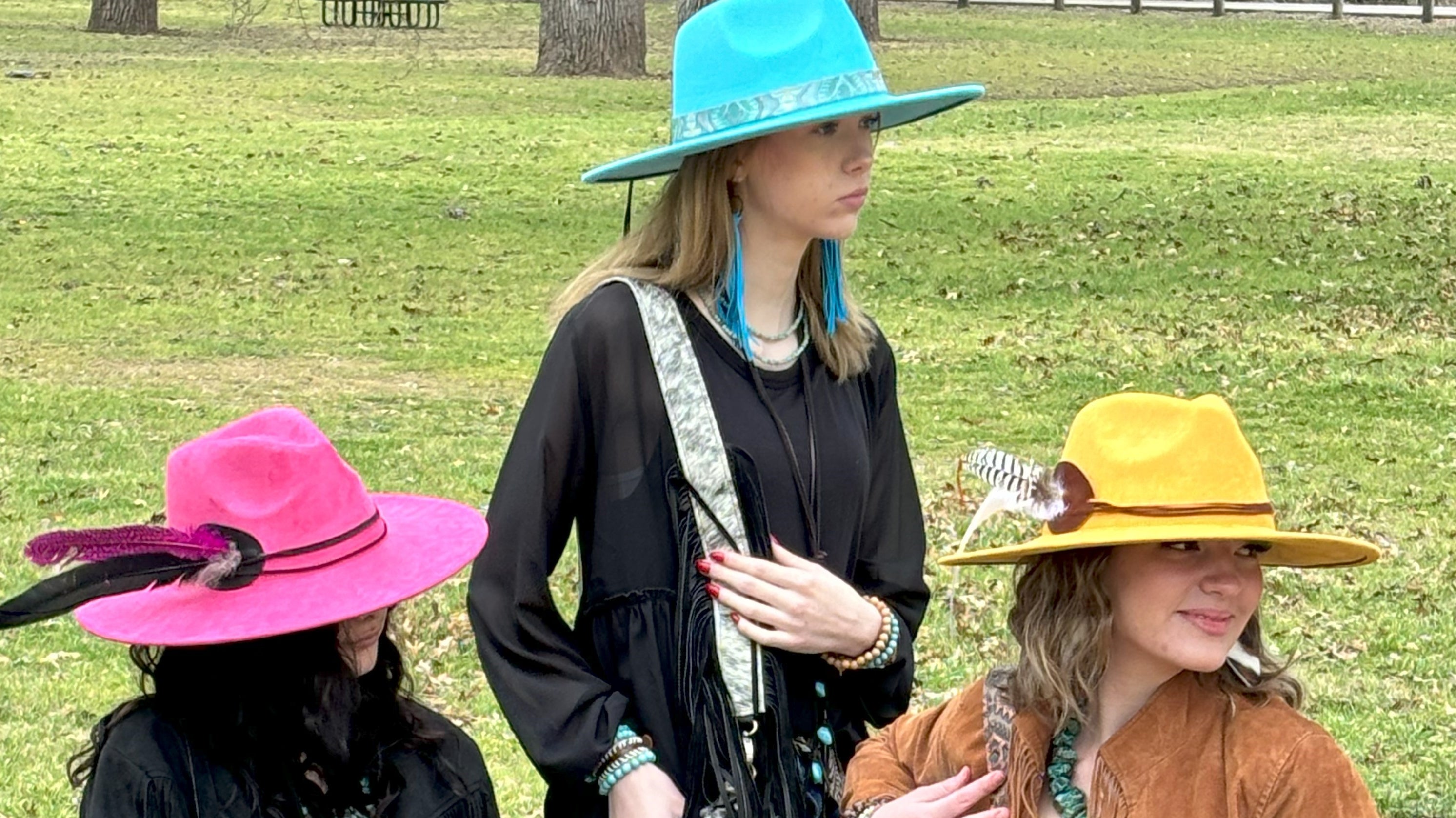 Resort Wear--Boho Hats and Feather Hat Bands Perfect for Spring!