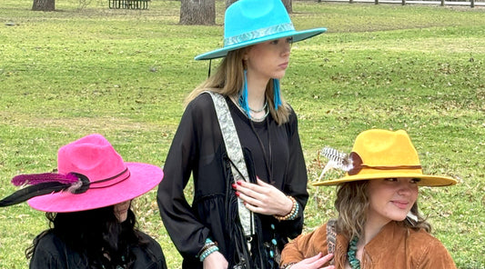 Resort Wear--Boho Hats and Feather Hat Bands Perfect for Spring!