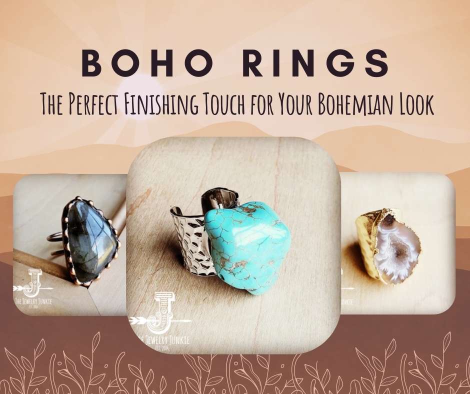 Boho gemstone jewelry on sale