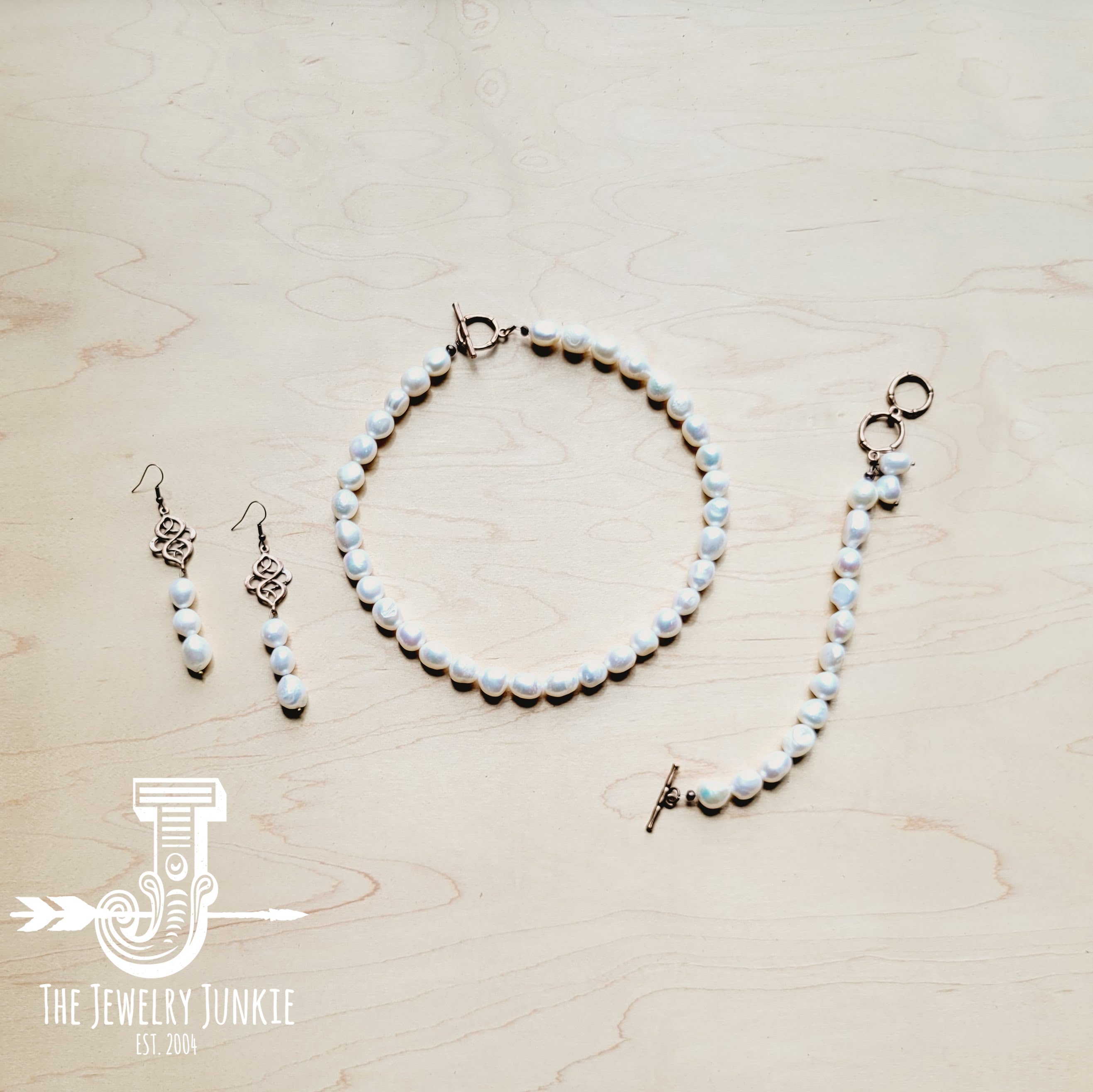 Genuine Freshwater Potatoe Pearl Earring