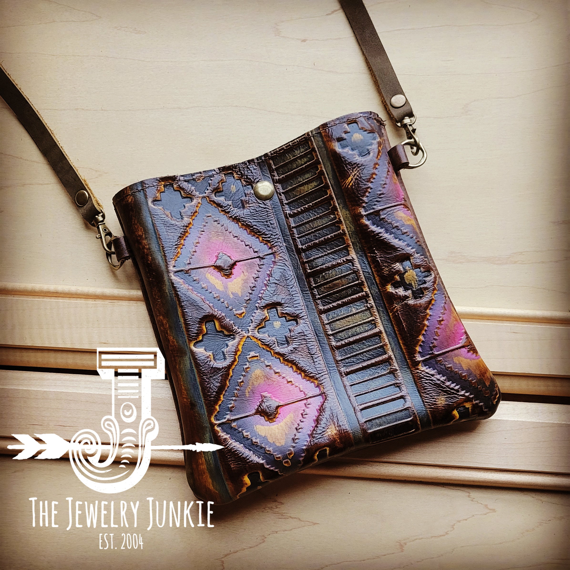 Leather Boho Handbag Leather Bag with Fringe Jewelry Junkie The Jewelry Junkie