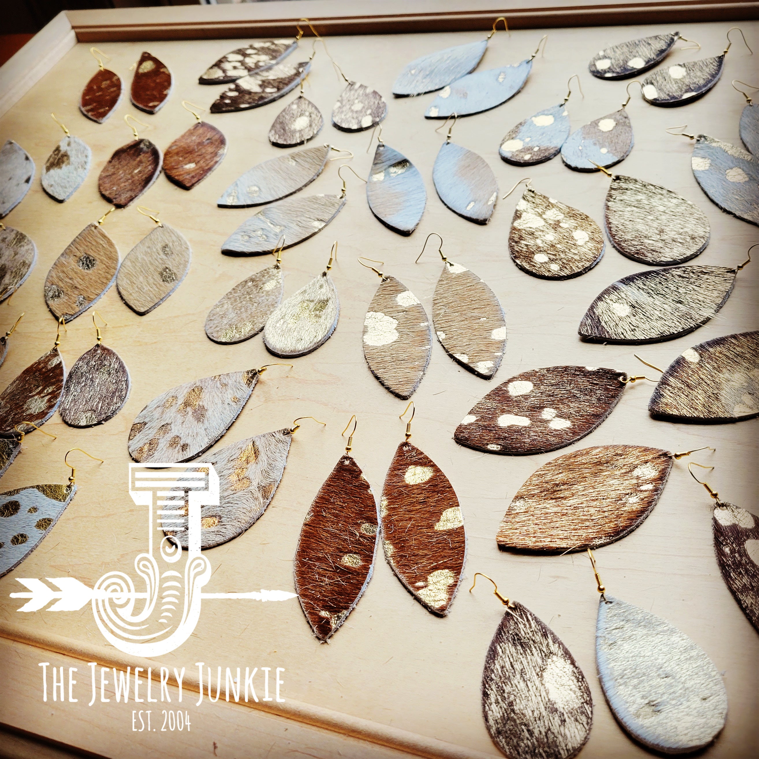 Leather Earring Starter Pack-Hoop-Metallic