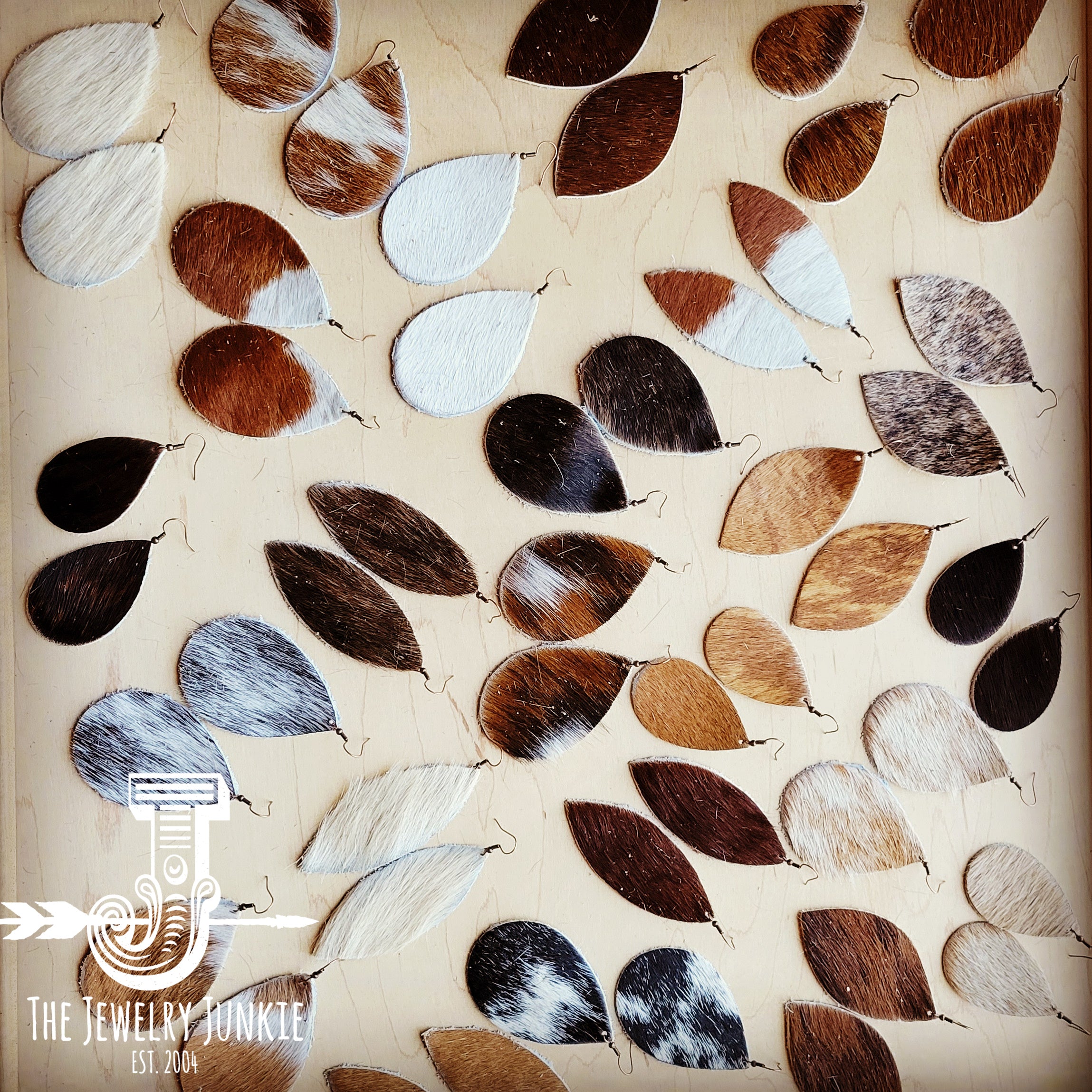 leather earrings 50pairs