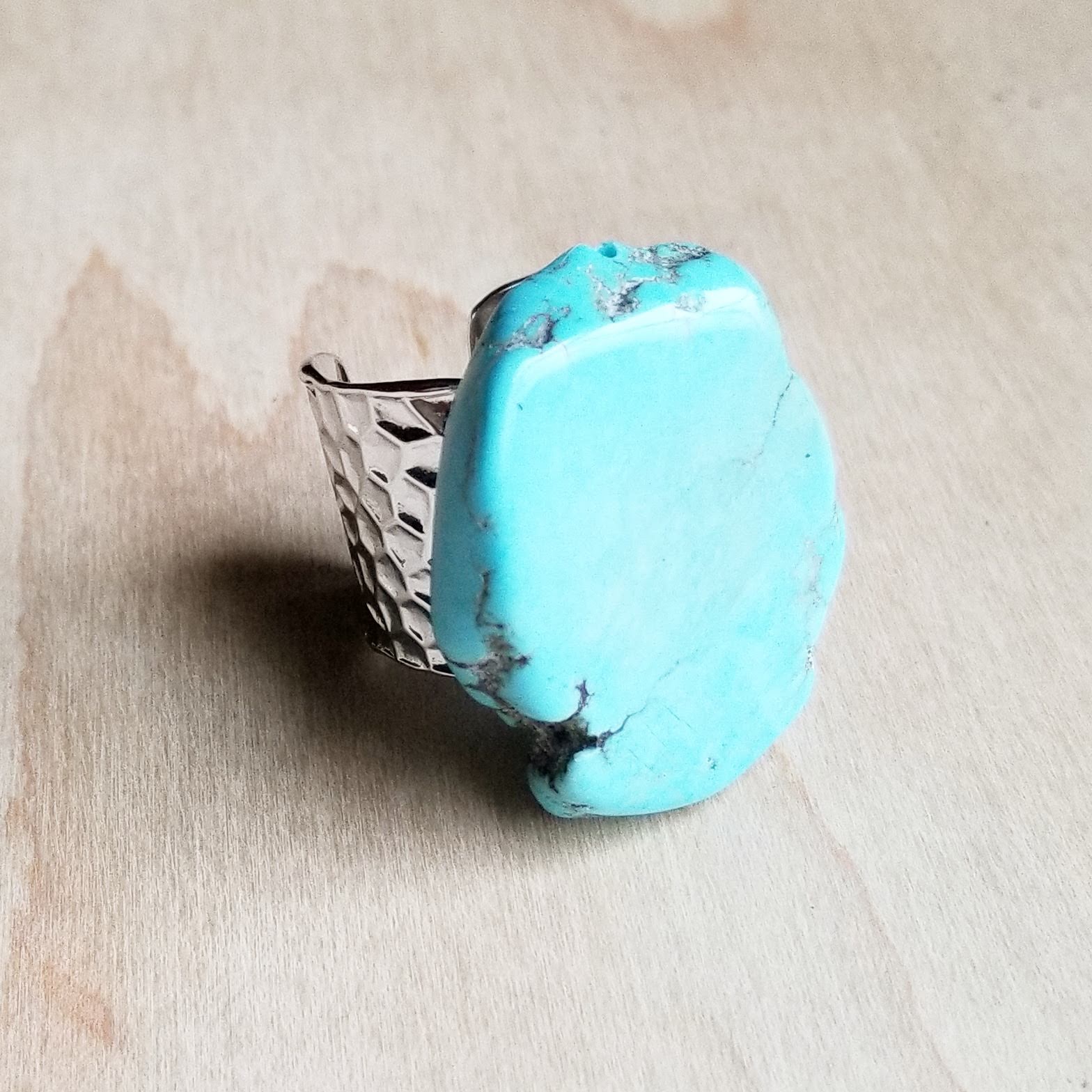Turquoise Chunk Ring