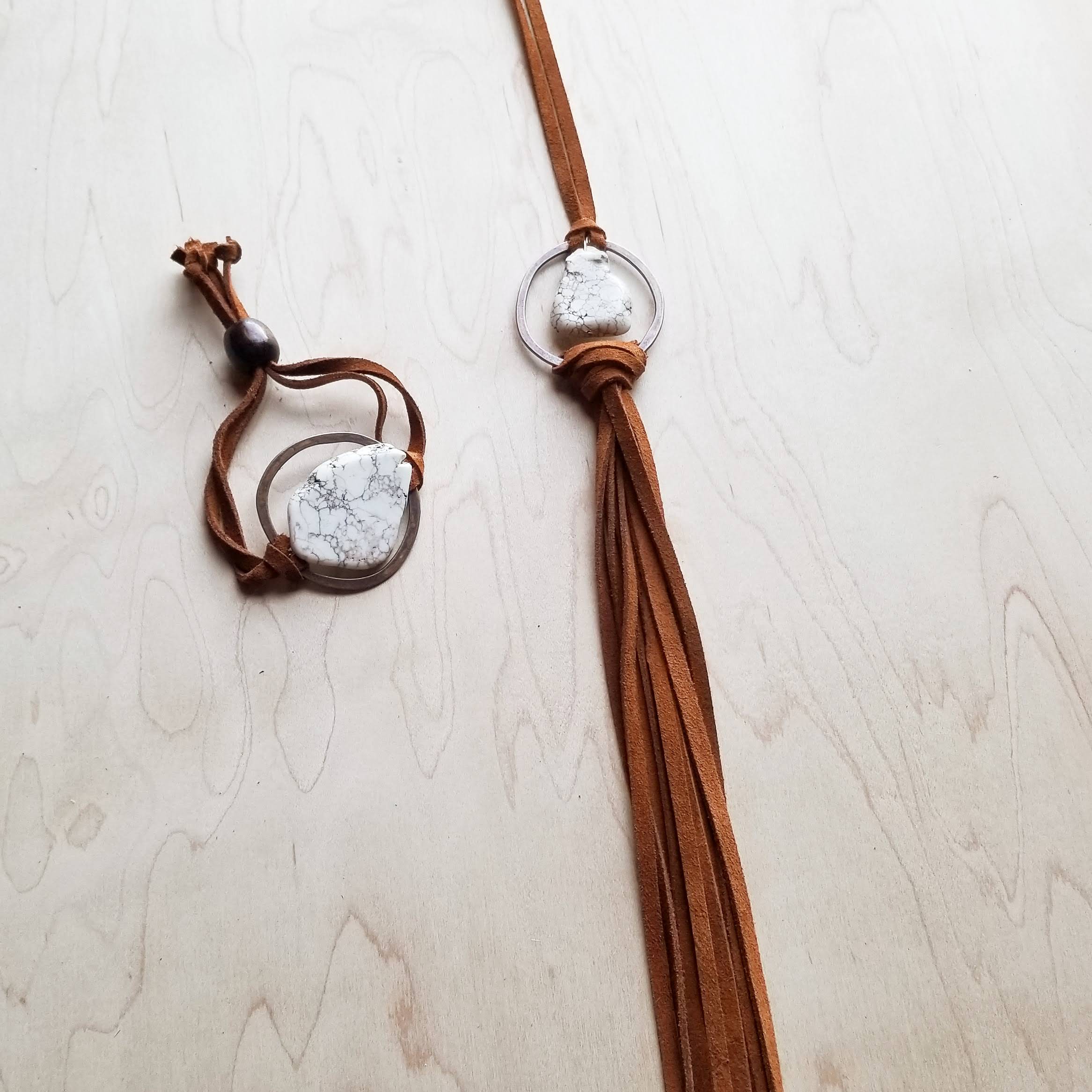 White Turquoise Bracelet two design