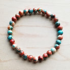 Multi-Colored Turquoise Stretch Bracelet