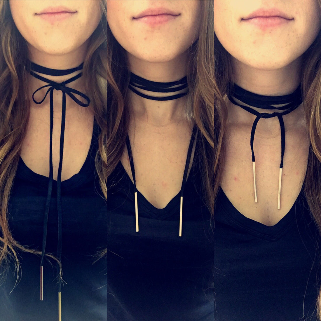 Three Ways To Wear Our Lariat Chokers