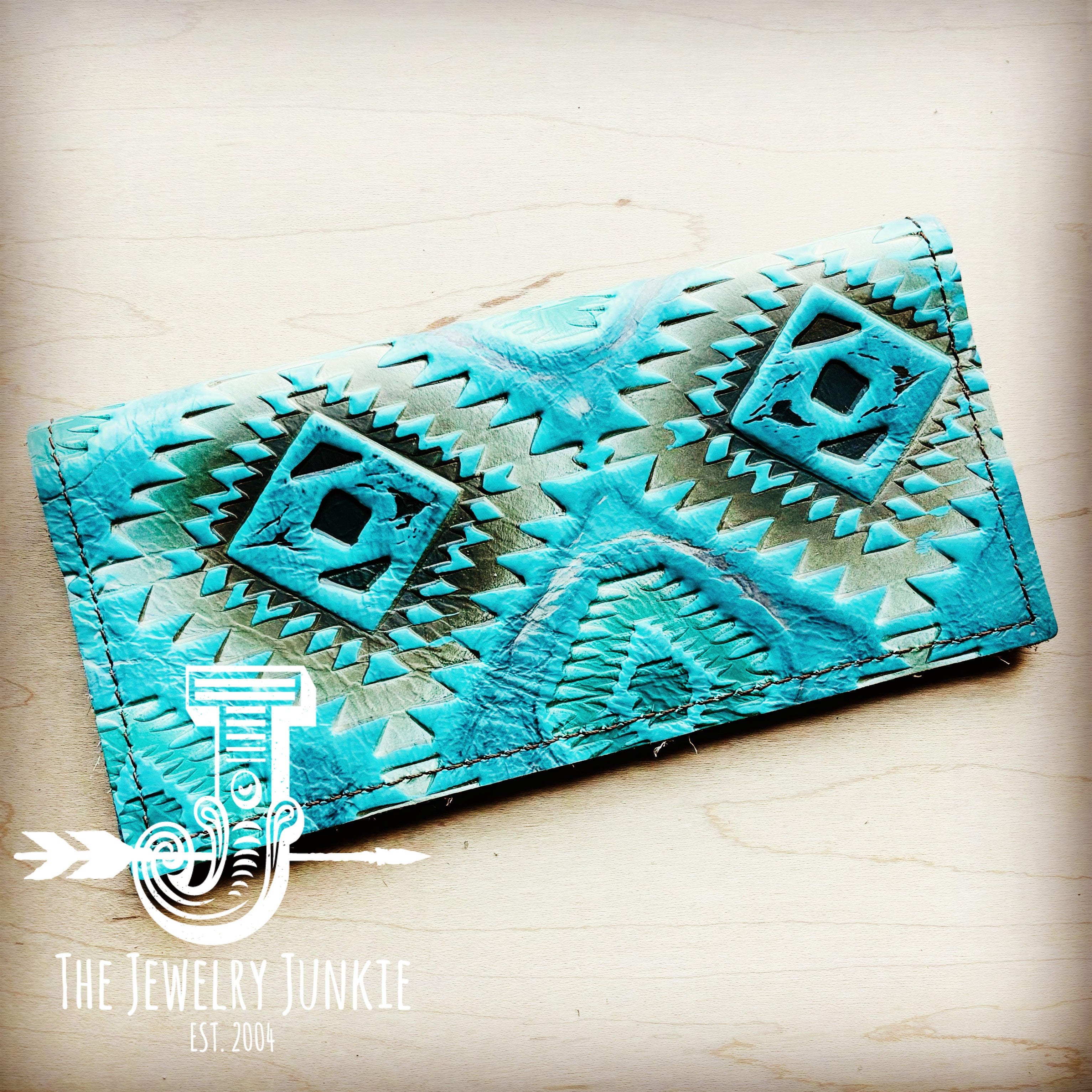 Embossed Leather Wallet - Women’s Leather Wallets Online | Jewelry