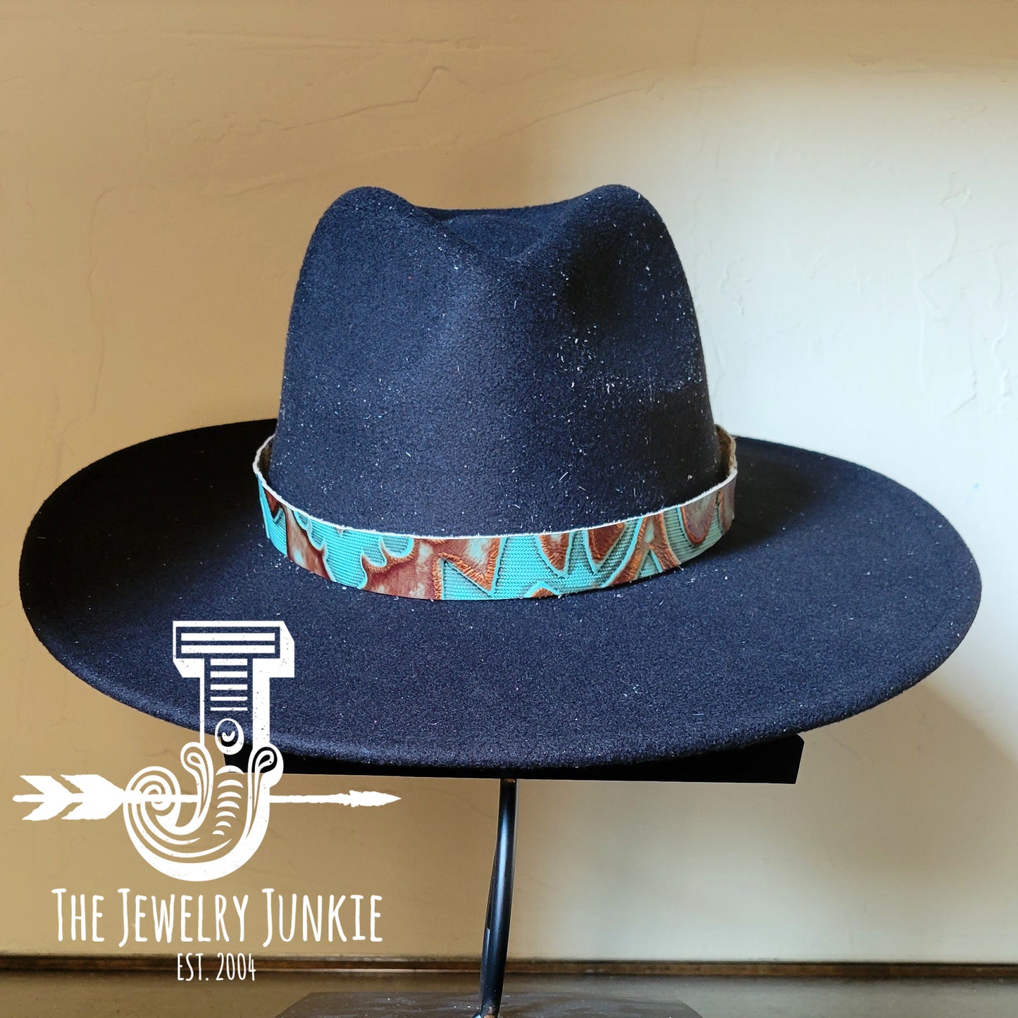 *Copper Laredo Embossed Leather Hat Band Only 981x