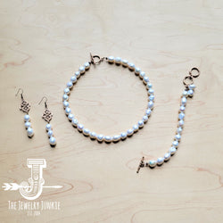 Genuine Freshwater Pearl Collar Necklace Wedding Collection 258g