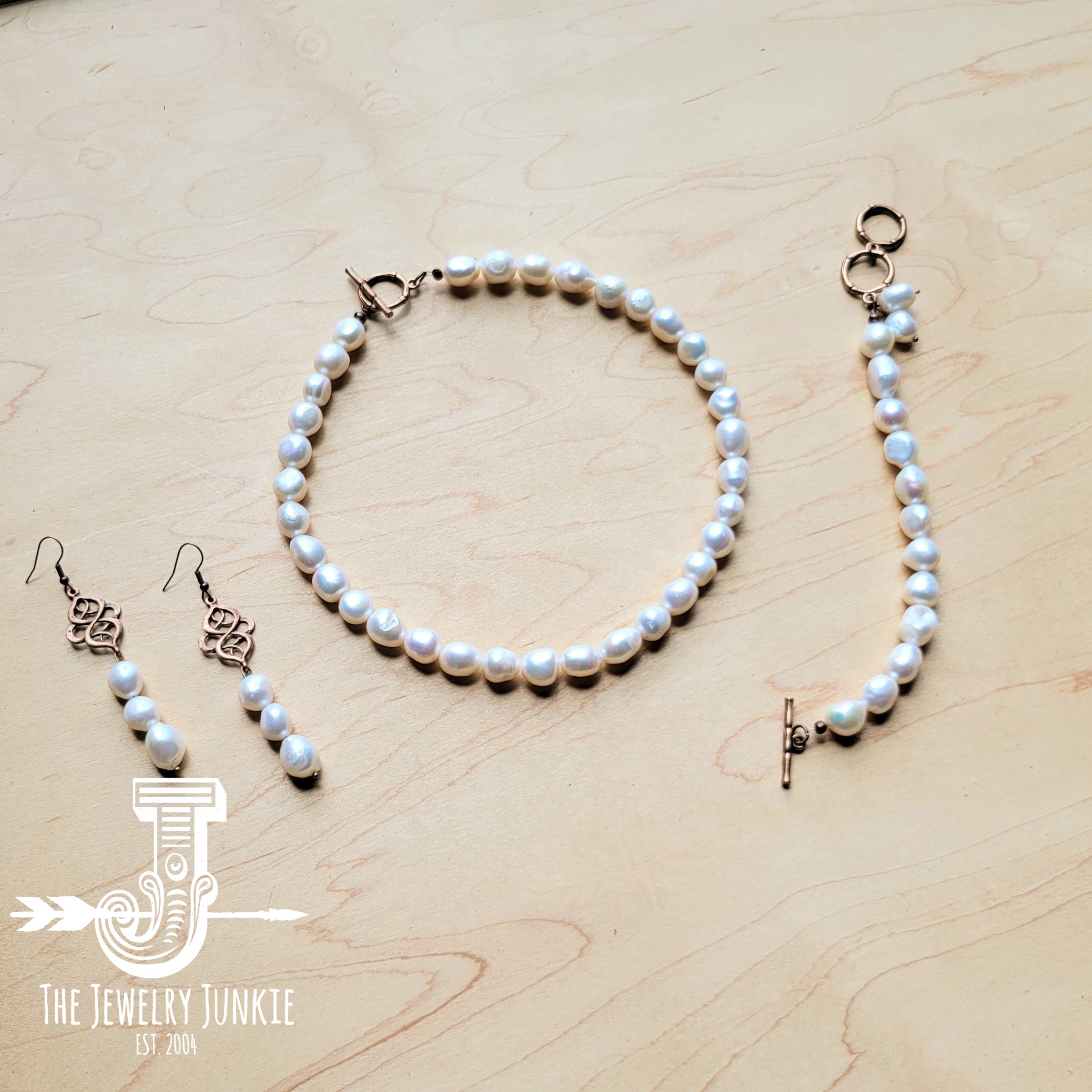 Genuine Freshwater Potatoe Pearl Earring