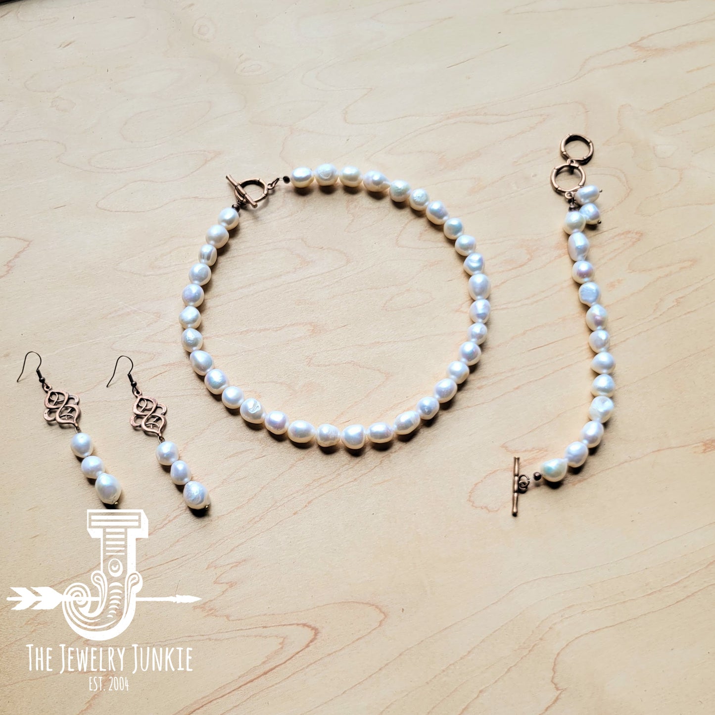 Genuine Freshwater Pearl Collar Necklace Wedding Collection 258g