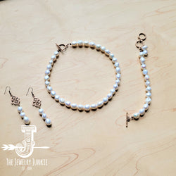 Genuine Freshwater Pearl Collar Necklace Wedding Collection 258g