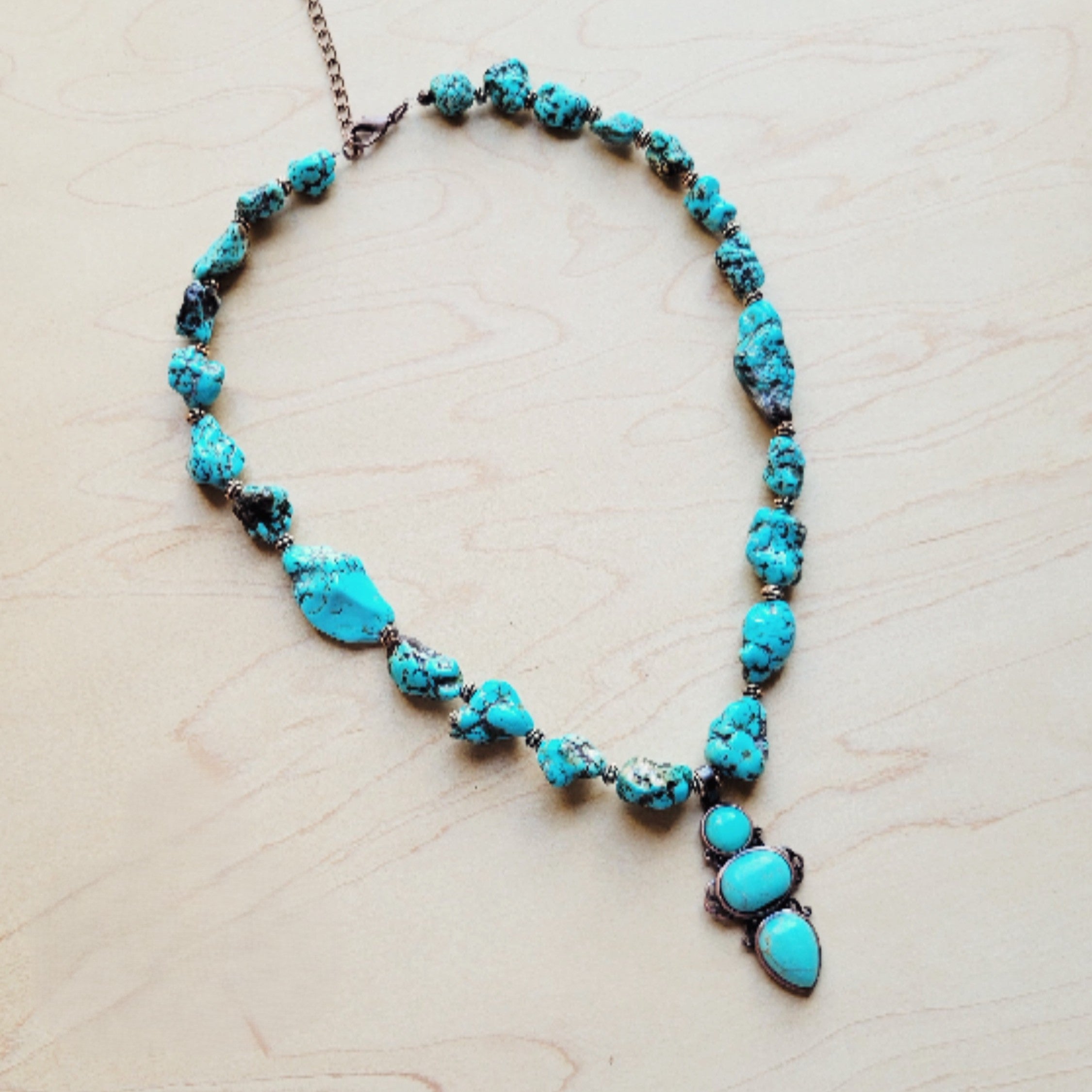 DESLIE ネックレス　kps iam turquoise blue co. NWOT Kendra Scott Elisa Turquoise Kyocera Opal Necklace