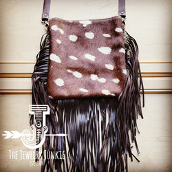 *MEDIUM Crossbody Handbag Axis Hair-on-Hide Leather w/ Fringe 512x