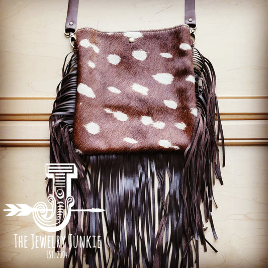 *MEDIUM Crossbody Handbag Axis Hair-on-Hide Leather w/ Fringe 512x