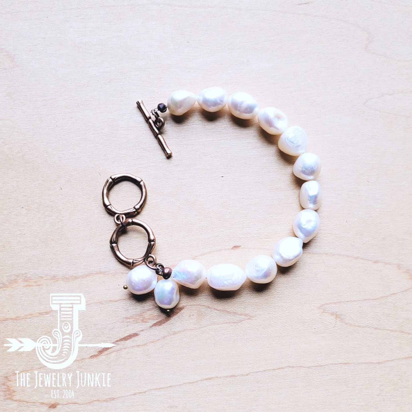 Genuine Freshwater Potatoe Pearl Bracelet