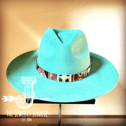 Boho Western Hat w/ Choice of Genuine Leather Hat Band-Sage 981q