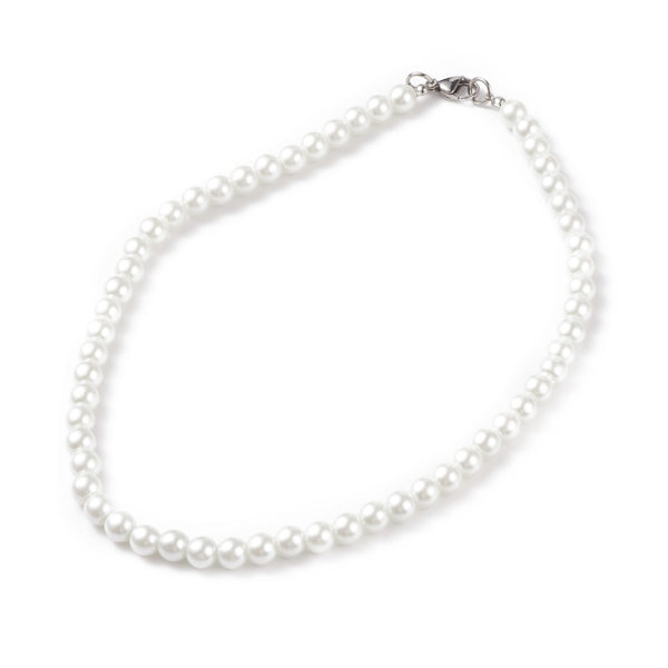 Glass Pearl Collar Necklace Wedding Collection 259v