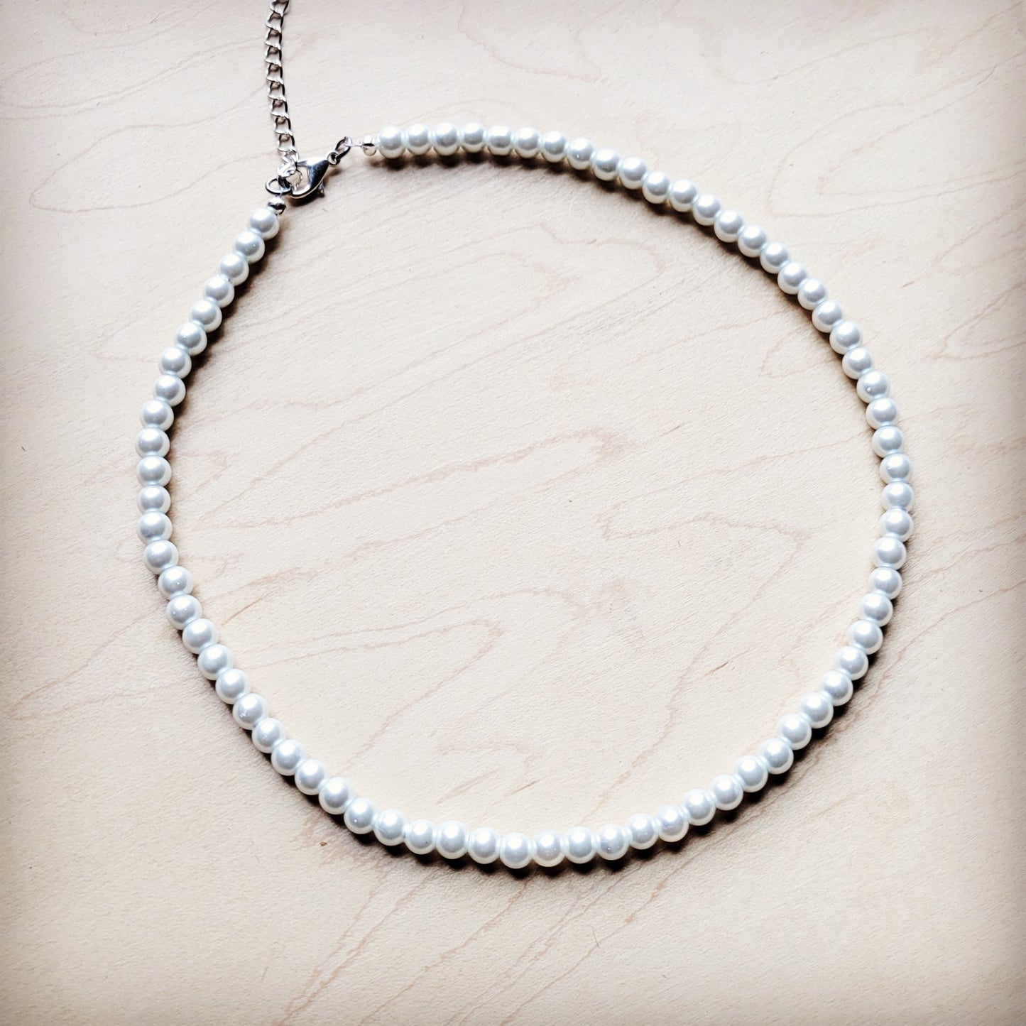 Glass Pearl Collar Necklace Wedding Collection 259v