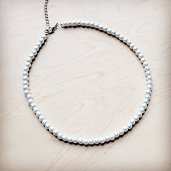 Glass Pearl Collar Necklace Wedding Collection 259v