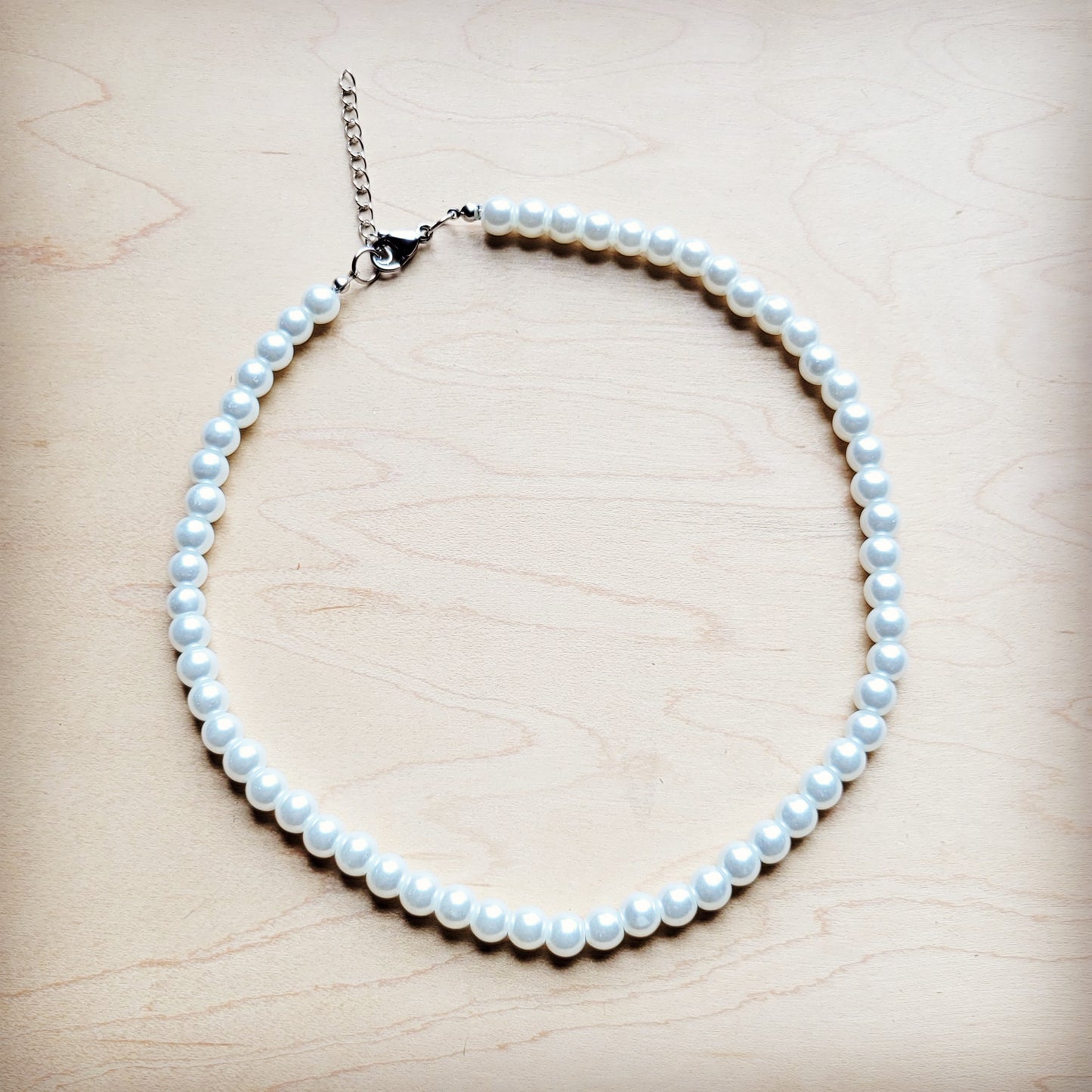 Glass Pearl Collar Necklace Wedding Collection 259v