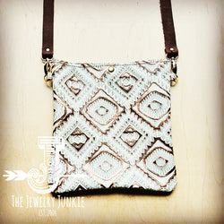 **MEDIUM Crossbody Handbag w/ Gold Aztec Leather 513L