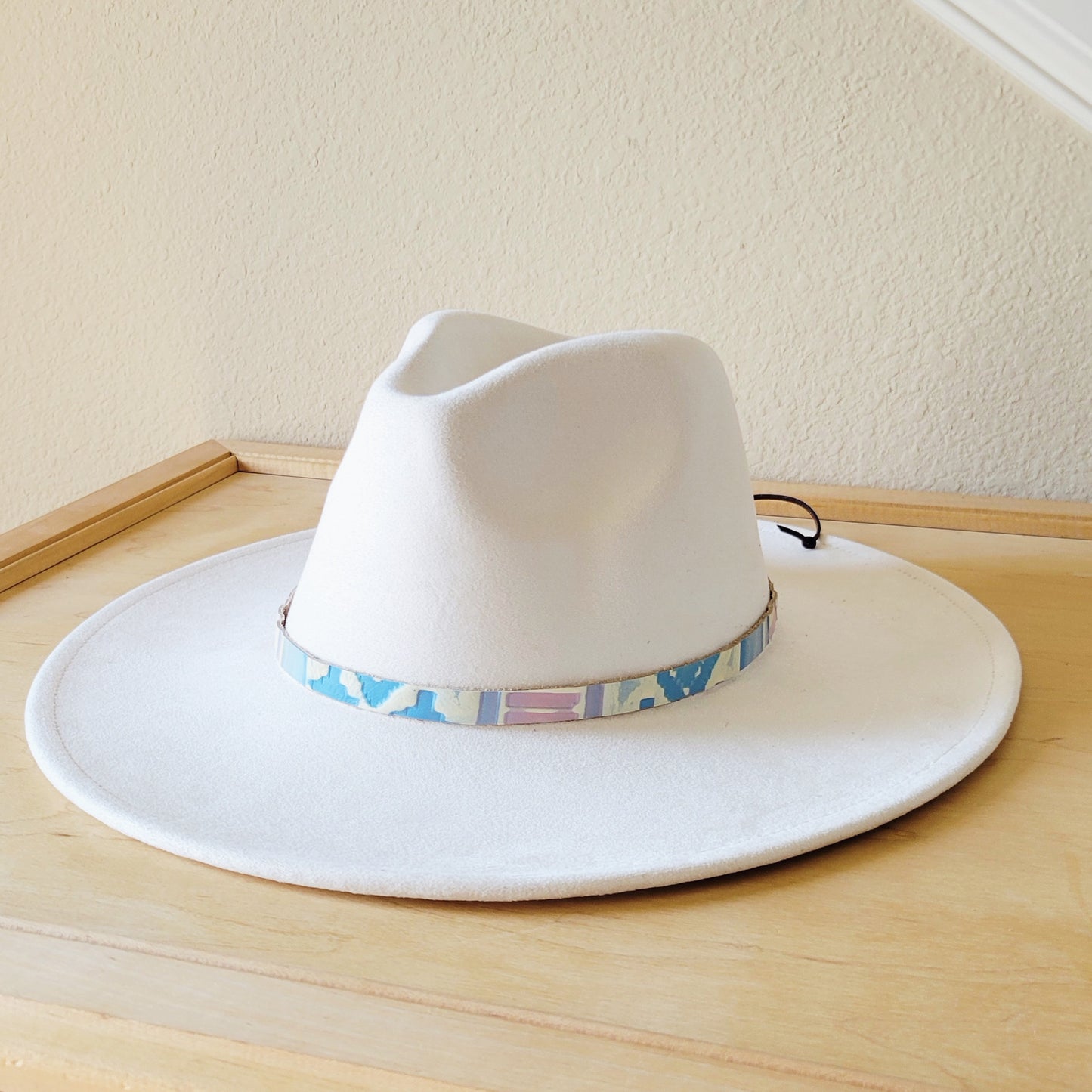 Pastel Navajo Embossed Leather Hat Band Only 950o