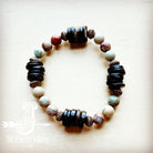 Aqua Terra and Wood Bracelet