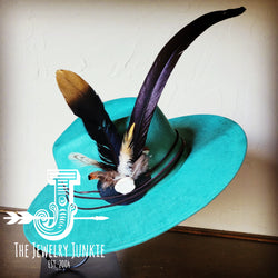 Boho Western Hat w/ Choice of Feather Hat Band-Sage 982b