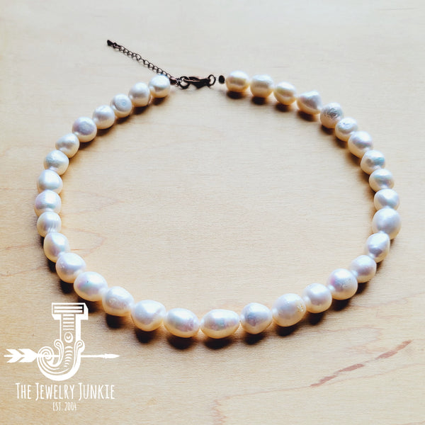 Genuine Freshwater Pearl Collar Necklace Wedding Collection 258g