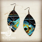 Leather Oval w/ Turquoise