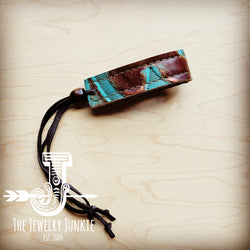 *Narrow Leather Cuff w/ Adjustable Tie Copper Laredo 014s