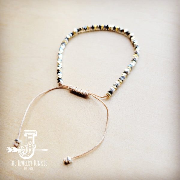 **Stackable Woven Beaded Bracelet in Multi 809x