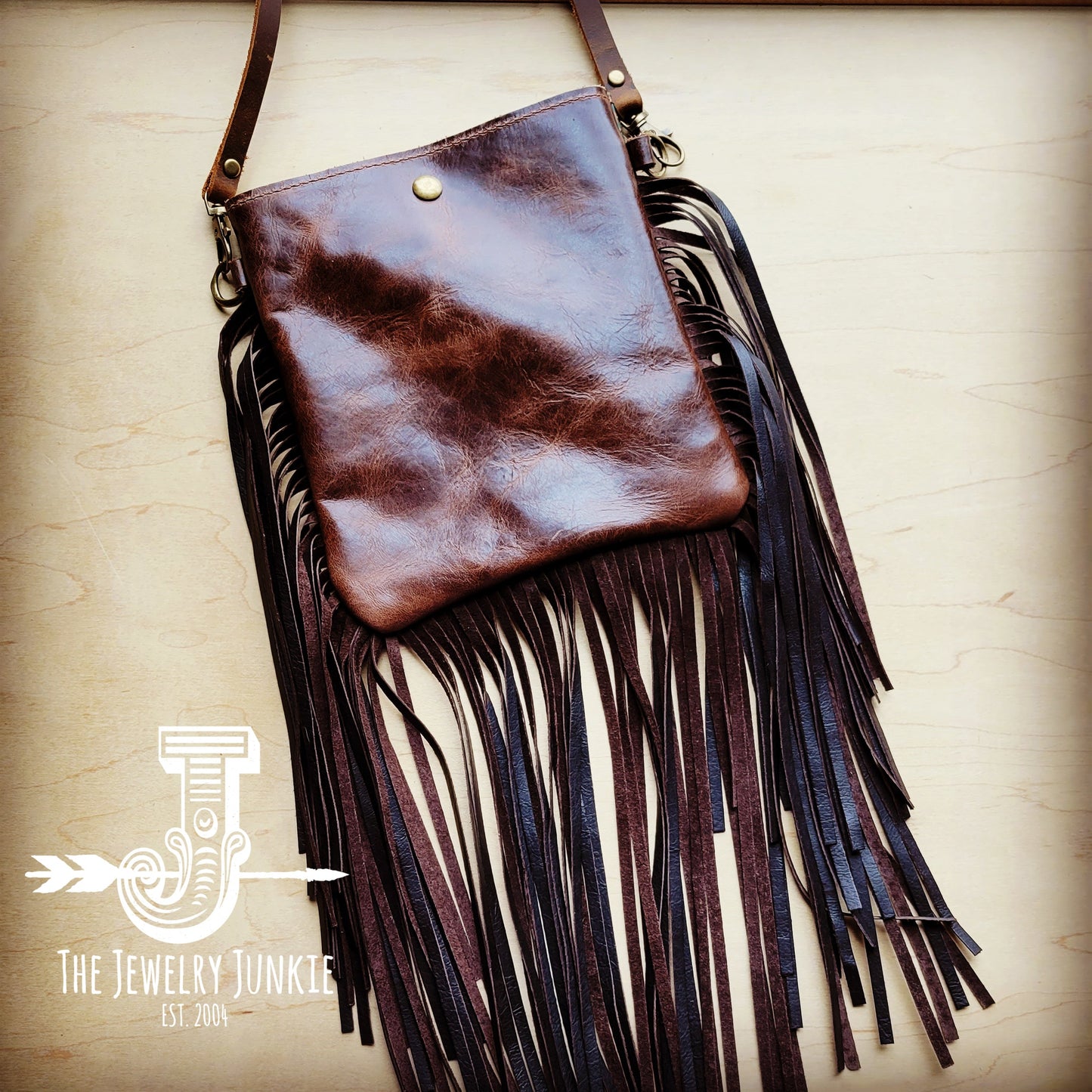 **MEDIUM Crossbody Handbag w/ Turquoise Brown Paisley Full Fringe 510y