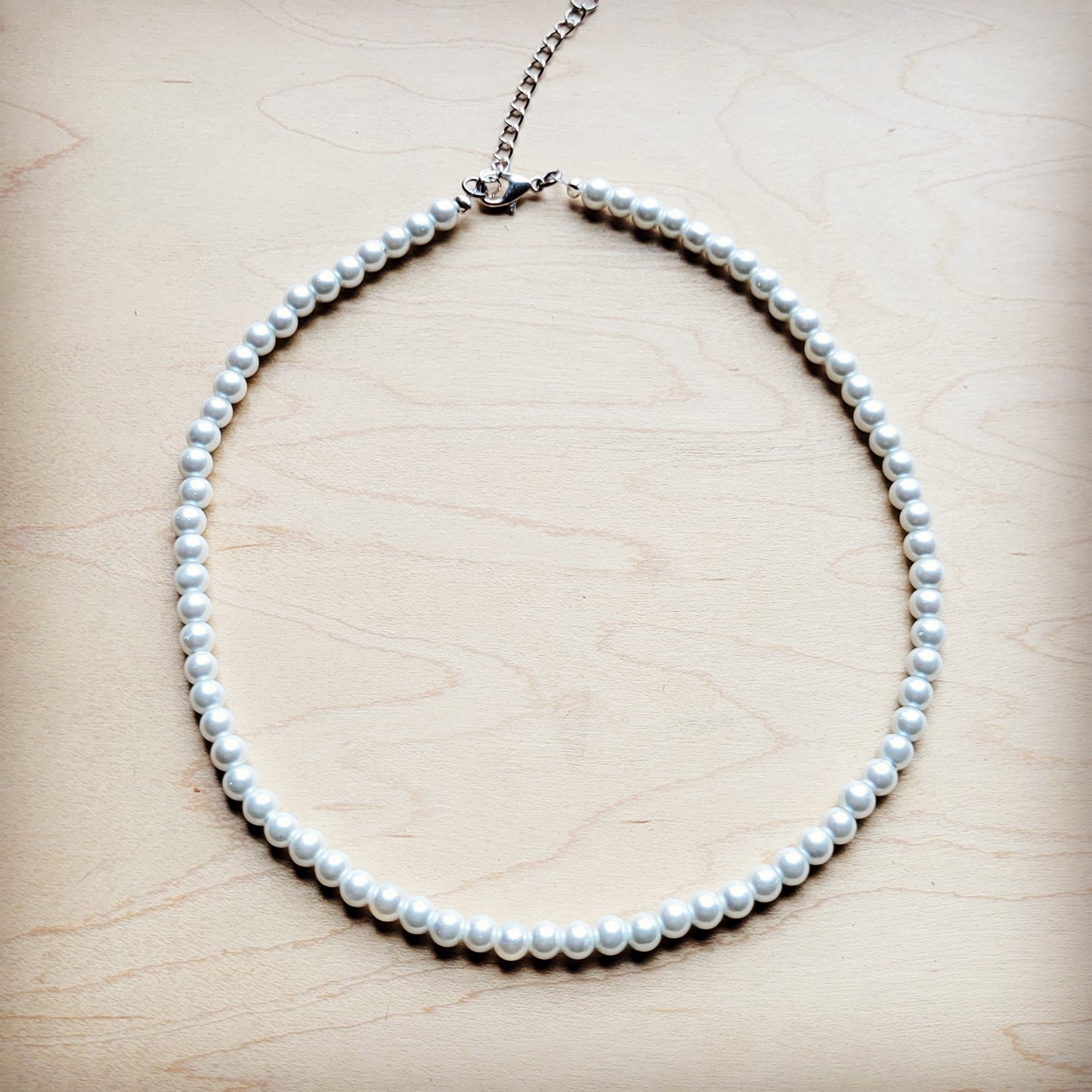 Glass Pearl Collar Necklace Wedding Collection 259v