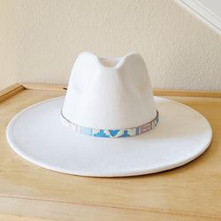 Pastel Navajo Embossed Leather Hat Band Only 950o