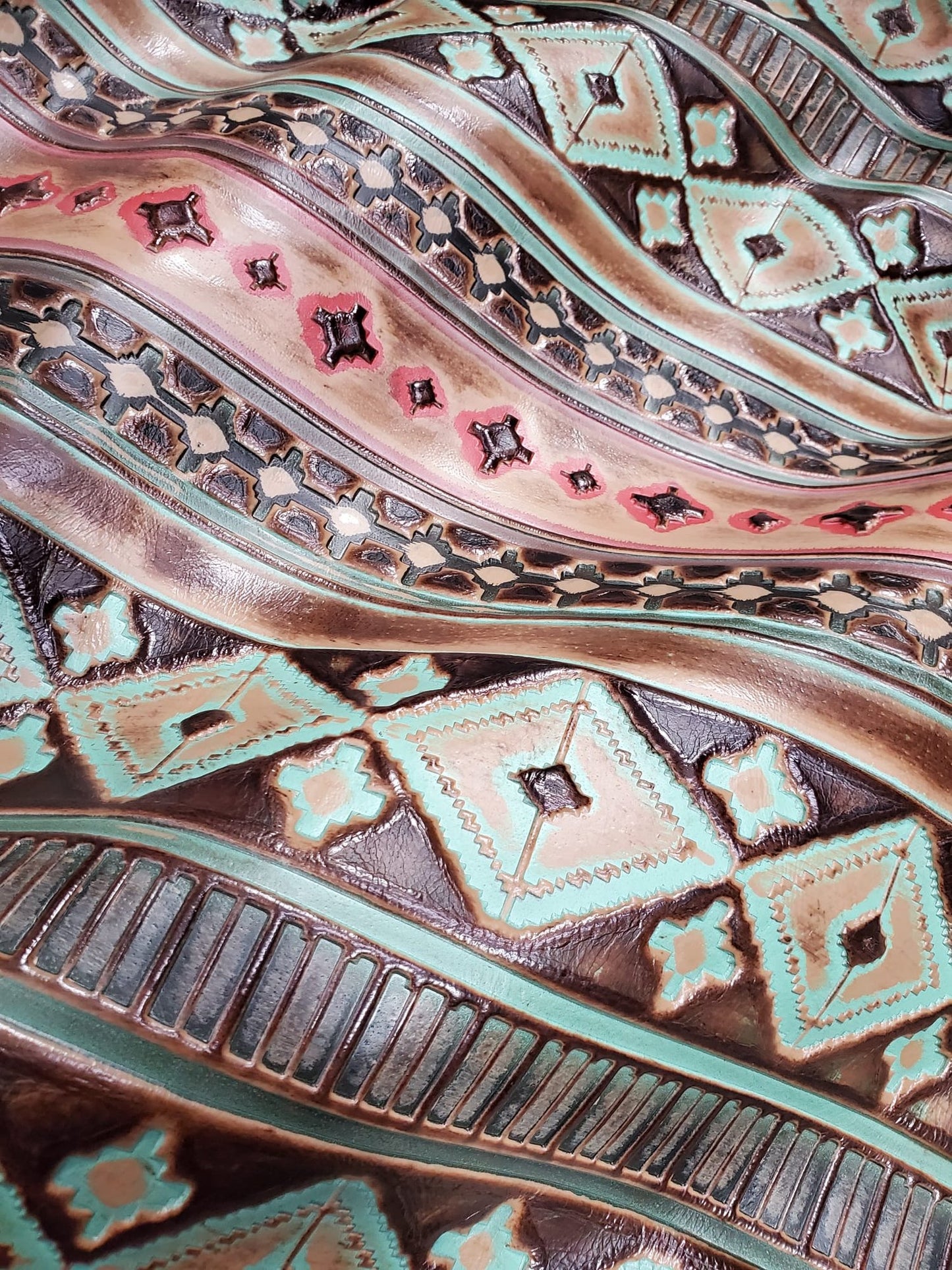 Navajo Embossed Leather 