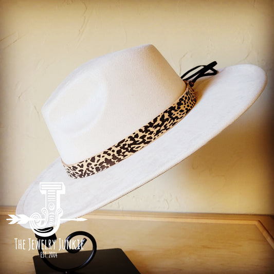 Bornea Cheetah Suede Leather Hat Band Only 951h