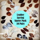 leather earrings 50pairs