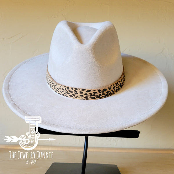 Bornea Cheetah Suede Leather Hat Band Only 951h