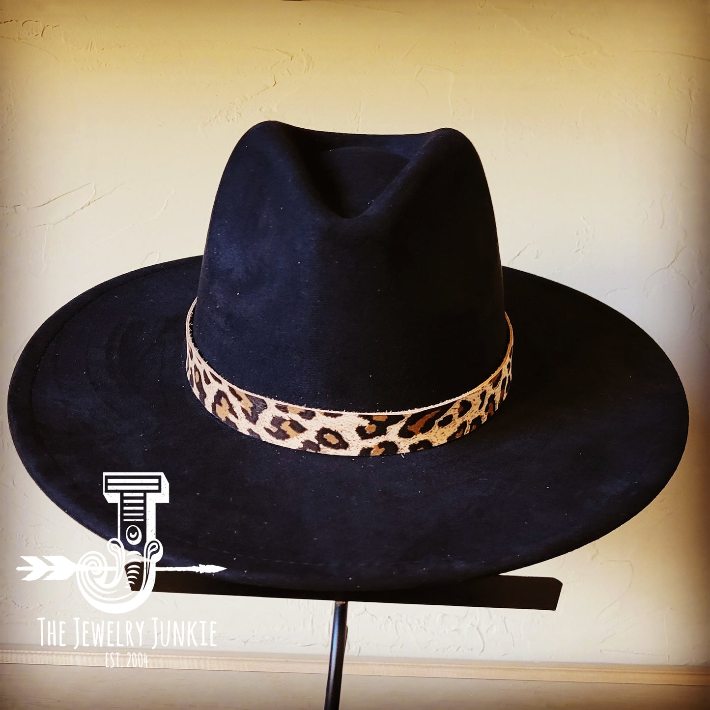 Bornea Leopard Suede Leather Hat Band Only 951i