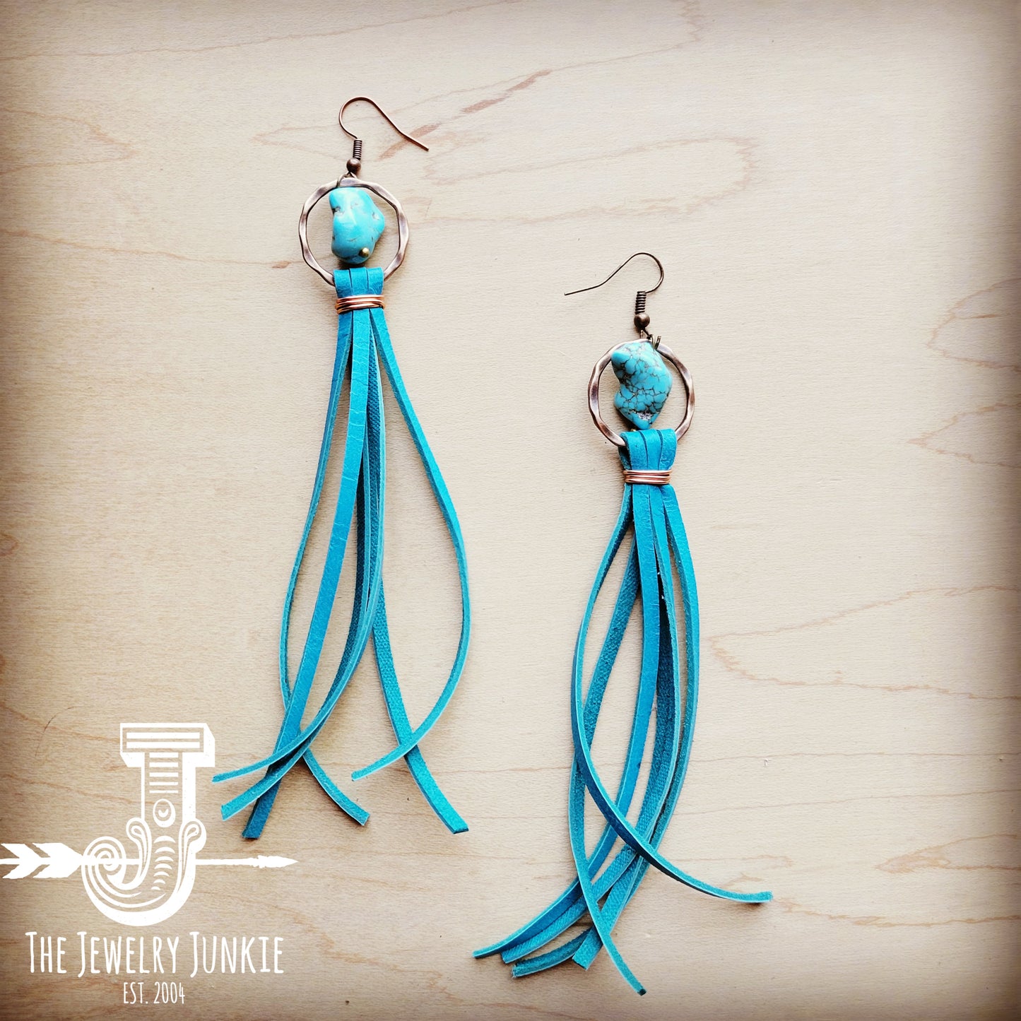 Dark turquoise earrings sale