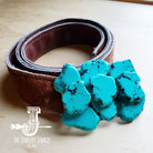 Turquoise Slab Belt Buckle