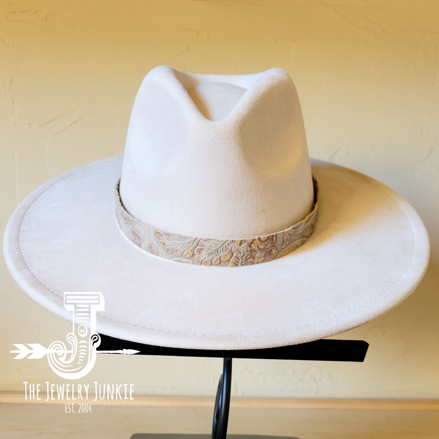 Gilded Cowboy Turquoise Embossed Leather Hat Band