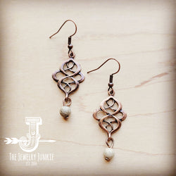 Aqua Terra Scroll Drop Earrings 211h