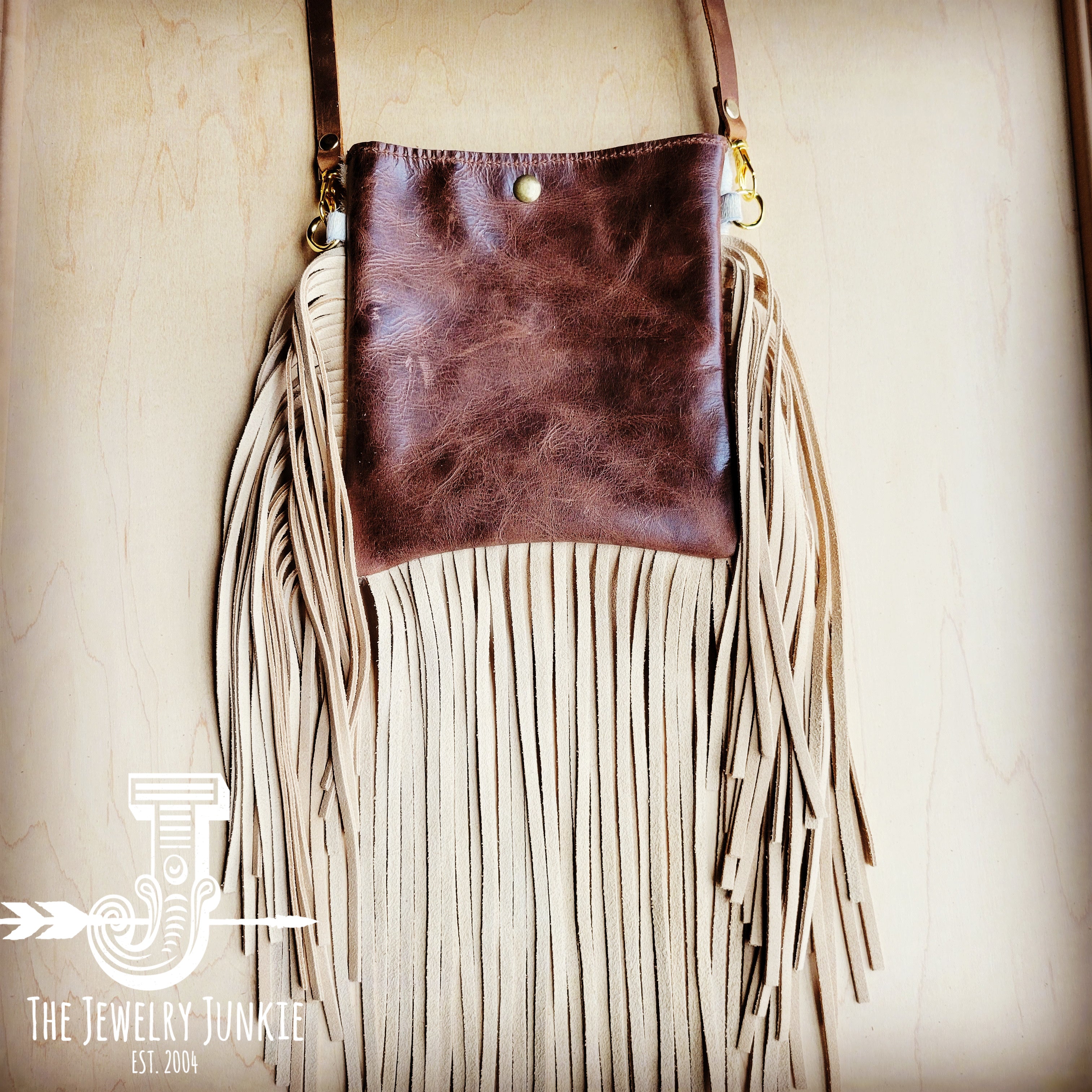 Leather Fringed Purse