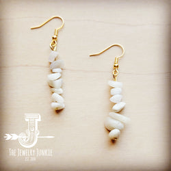 *Moonstone Chip Dangle Earrings 211x