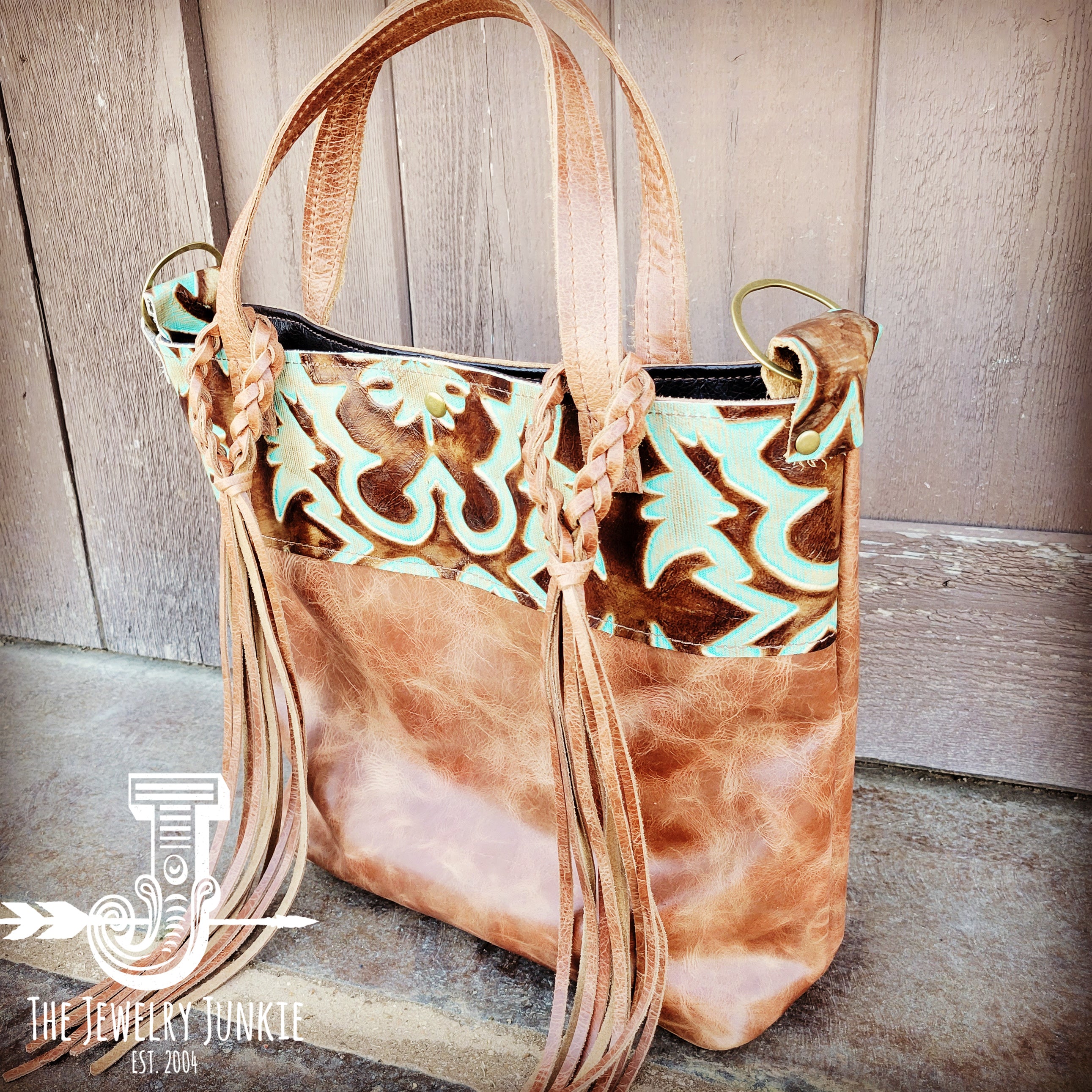 Laredo Embossed Leather Handbag - Buy This Boho Purse