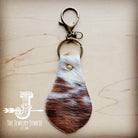 Leather Keychain-Brindle Cowhide